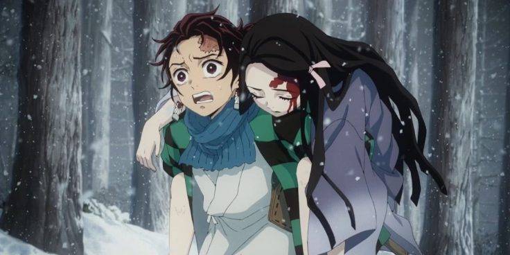 شخصيات تانجيرو ونيزوكو في انمي قاتل الشياطين