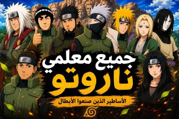 جميع معلمي ناروتو