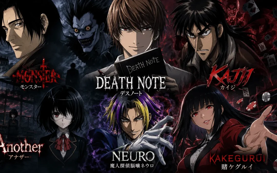 قائمة بأقوى 6 انميات غموض وذكاء: عندما تصبح المشاهدة معركة عقول!