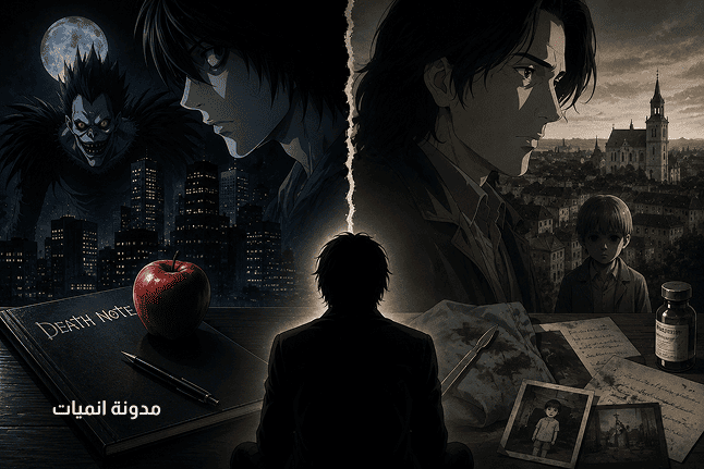 مقارنة بين انمي مونستر وديث نوت: أيهما يستحق وقتك أكثر؟