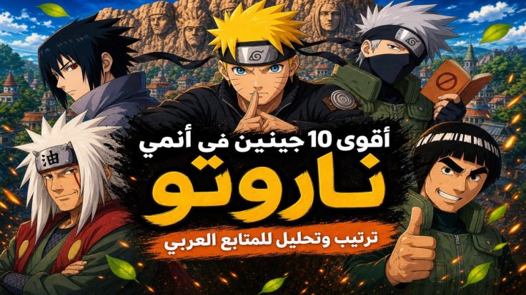 ناروتو — أقوى 10 جينين فى أنمي