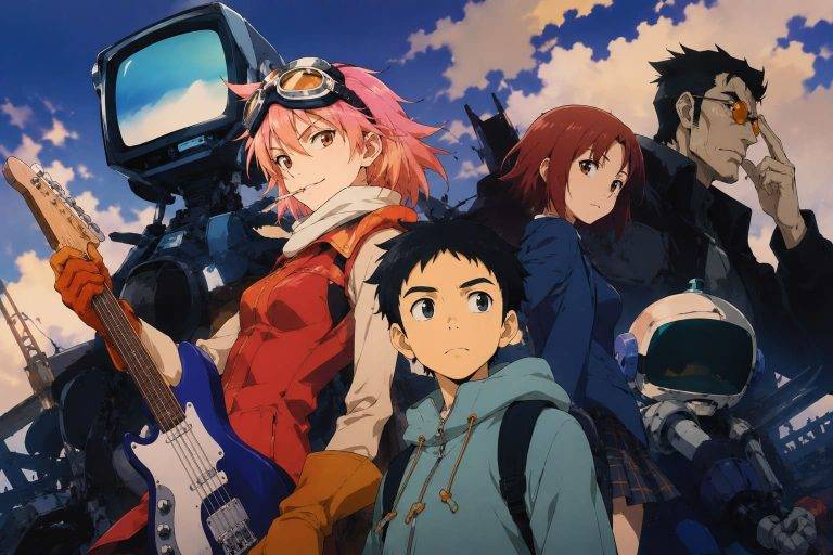 تحليل شخصيات فلكل (FLCL): دليل شامل لكل شخصية ورمزيتها في الجزء الأصلي