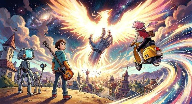 شرح نهاية فلكل (FLCL) تفكيك رموز الحلقة الأخيرة وحقيقة هاروكو وأتومسك